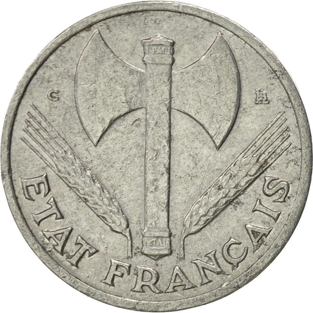 Coin, France, Bazor, 50 Centimes, 1944, Castelsarrasin, EF(40-45), Aluminum