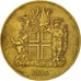 Iceland, 2 Kronur, 1958, EF(40-45), Nickel-brass, KM:13a.1