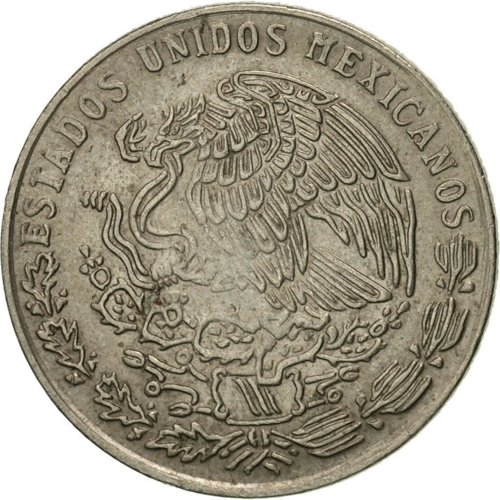 Moneta, Mexico, 20 Centavos, 1979, Mexico City, EF(40-45), Miedź-Nikiel, KM:442