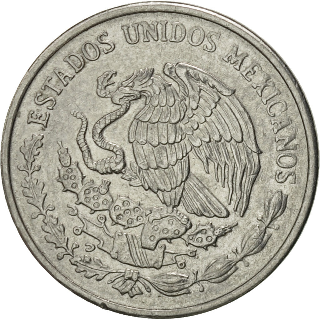 Moneta, Mexico, 10 Centavos, 1992, Mexico City, AU(50-53), Stal nierdzewna