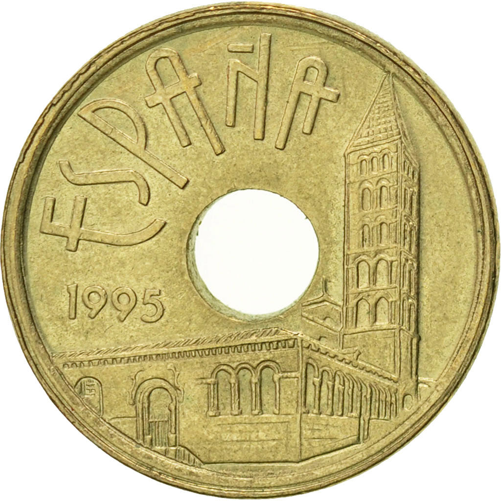 Coin, Spain, Juan Carlos I, 25 Pesetas, 1995, Madrid, AU(55-58)