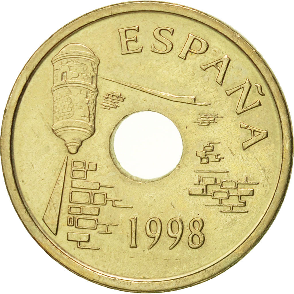 Moneta, Spagna, Juan Carlos I, 25 Pesetas, 1998, Madrid, SPL-, Alluminio-bronzo