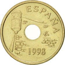 Moneta, Spagna, Juan Carlos I, 25 Pesetas, 1998, Madrid, SPL-, Alluminio-bronzo