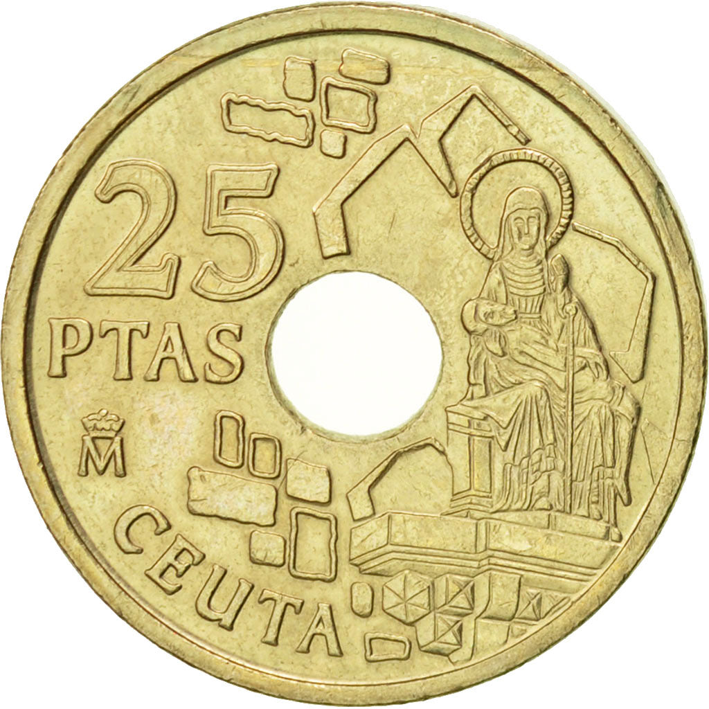 Moneta, Spagna, Juan Carlos I, 25 Pesetas, 1998, Madrid, SPL-, Alluminio-bronzo