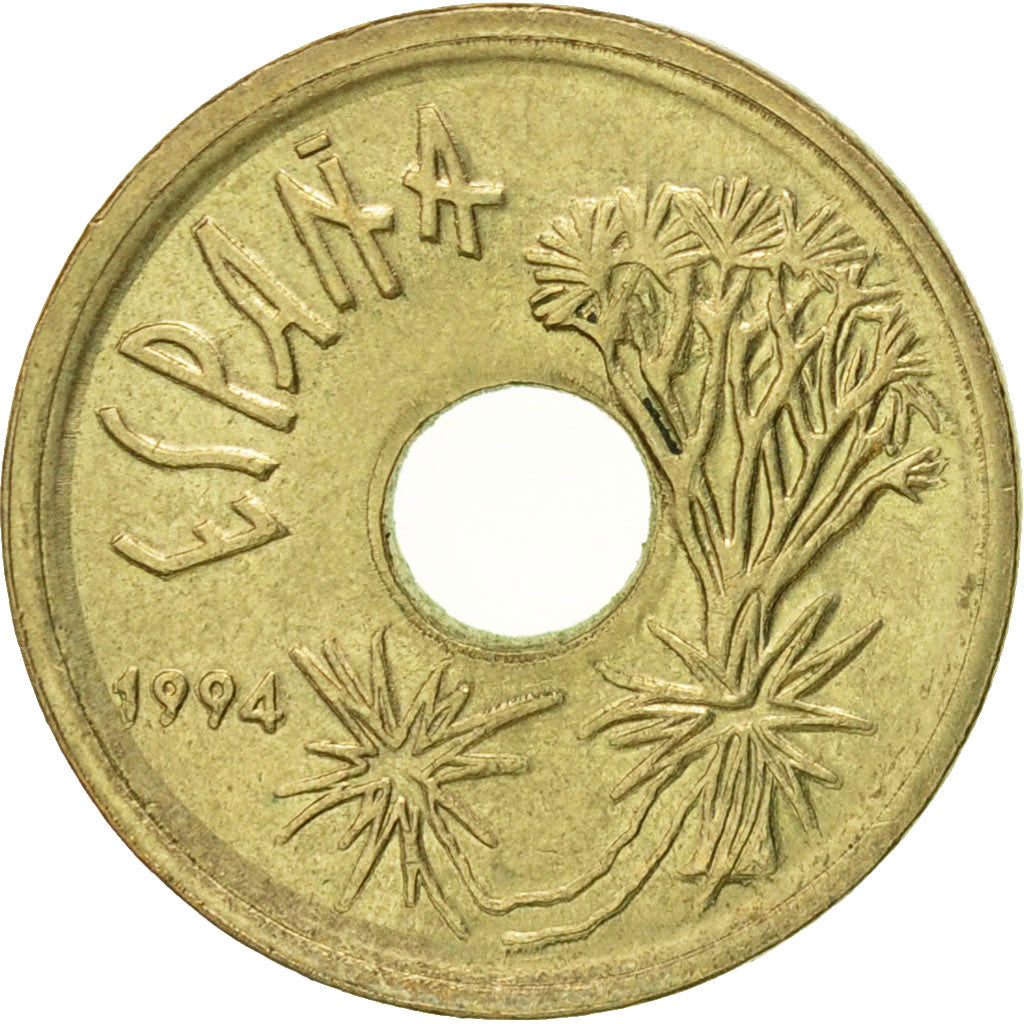 Coin, Spain, Juan Carlos I, 25 Pesetas, 1994, Madrid, AU(55-58)