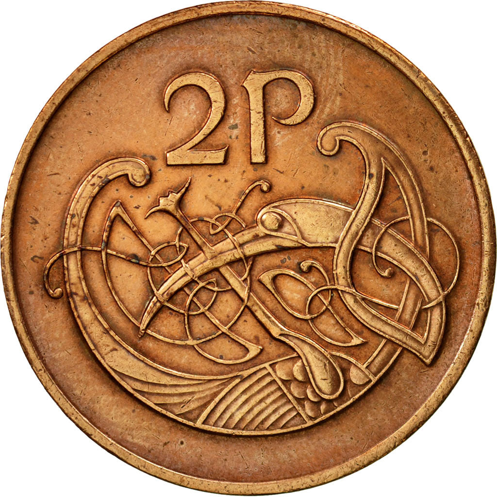 IRELAND REPUBLIC, 1/2 Penny, 1985, EF(40-45), Bronze, KM:19
