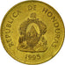 Honduras, 10 Centavos, 1995, MBC, Latón, KM:76.3