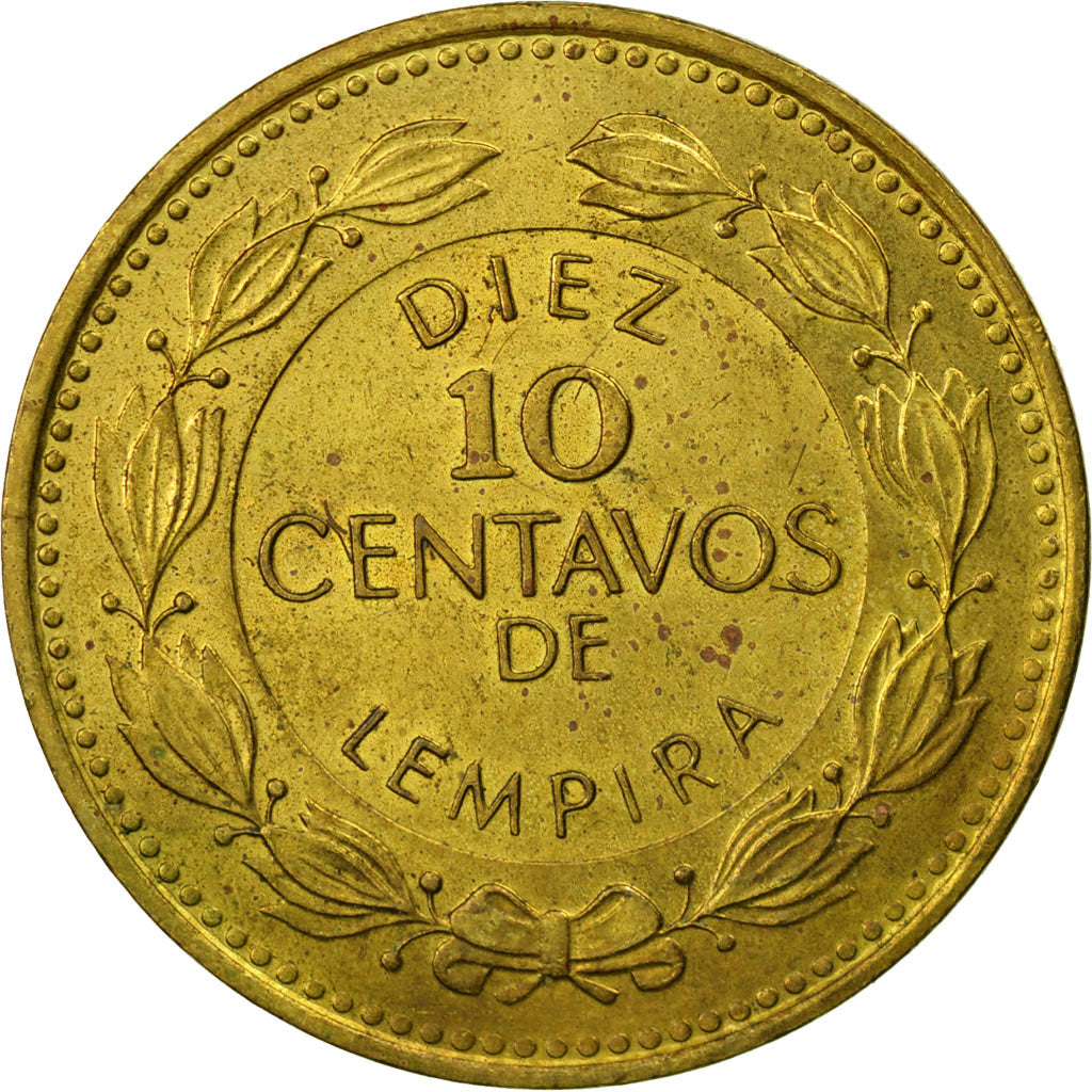 Honduras, 10 Centavos, 1995, MBC, Latón, KM:76.3