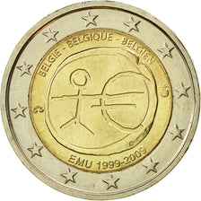 Belgia, 2 Euro, EMU, 2009, Brussels, AU(50-53), Bimetaliczny
