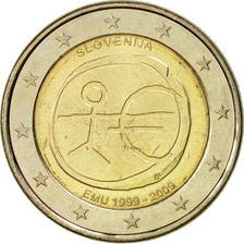 Eslovenia, 2 Euro, EMU, 2009, MBC+, Bimetálico
