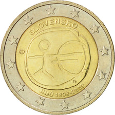 Slowakei, 2 Euro, EMU, 2009, SS+, Bi-Metallic