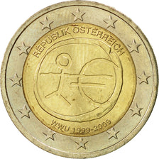Austria, 2 Euro, EMU, 2009, MBC+, Bimetálico