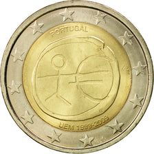 Portugal, 2 Euro, EMU, 2009, AU(50-53), Bi-Metallic