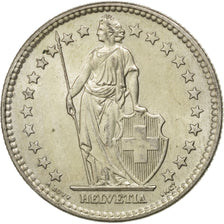 Coin, Switzerland, 2 Francs, 1961, Bern, MS(60-62), Silver, KM:21