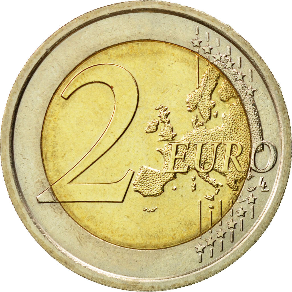 Italia, 2 Euro, EMU, 2009, MBC, Bimetálico