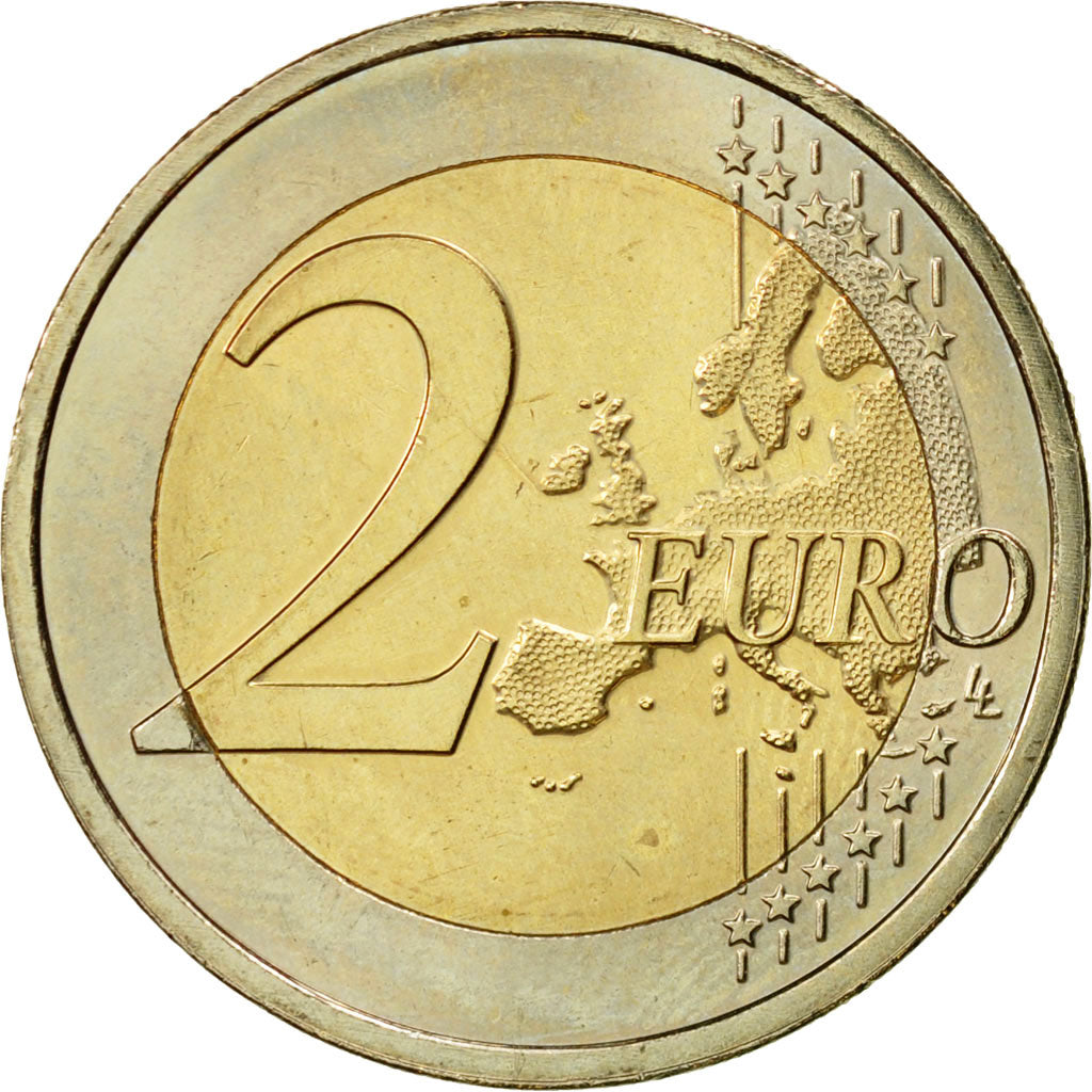 Nederland, 2 Euro, EMU, 2009, ZF, Bi-Metallic
