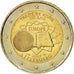 Luxemburg, 2 Euro, Traité de Rome 50 ans, 2007, VZ, Bi-Metallic
