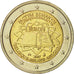 Belgien, 2 Euro, Traité de Rome 50 ans, 2007, UNZ, Bi-Metallic