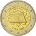 IRELAND REPUBLIC, 2 Euro, Traité de Rome 50 ans, 2007, MS(60-62), Bi-Metallic