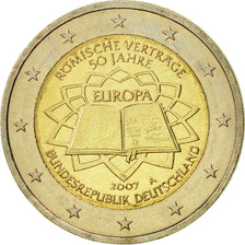 Duitsland, 2 Euro, Traité de Rome 50 ans, 2007, UNC-, Bi-Metallic