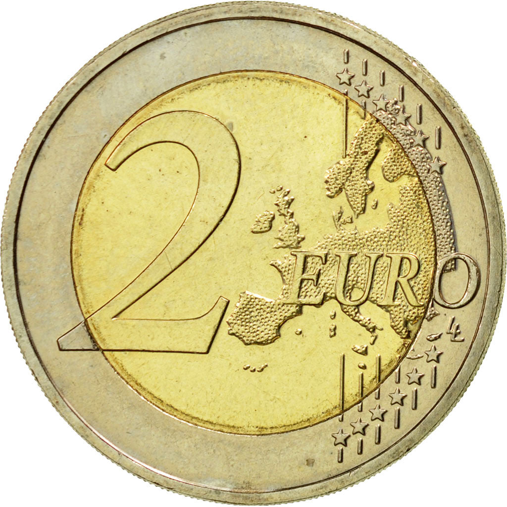 Duitsland, 2 Euro, Traité de Rome 50 ans, 2007, UNC-, Bi-Metallic