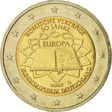 Alemania, 2 Euro, Traité de Rome 50 ans, 2007, SC, Bimetálico