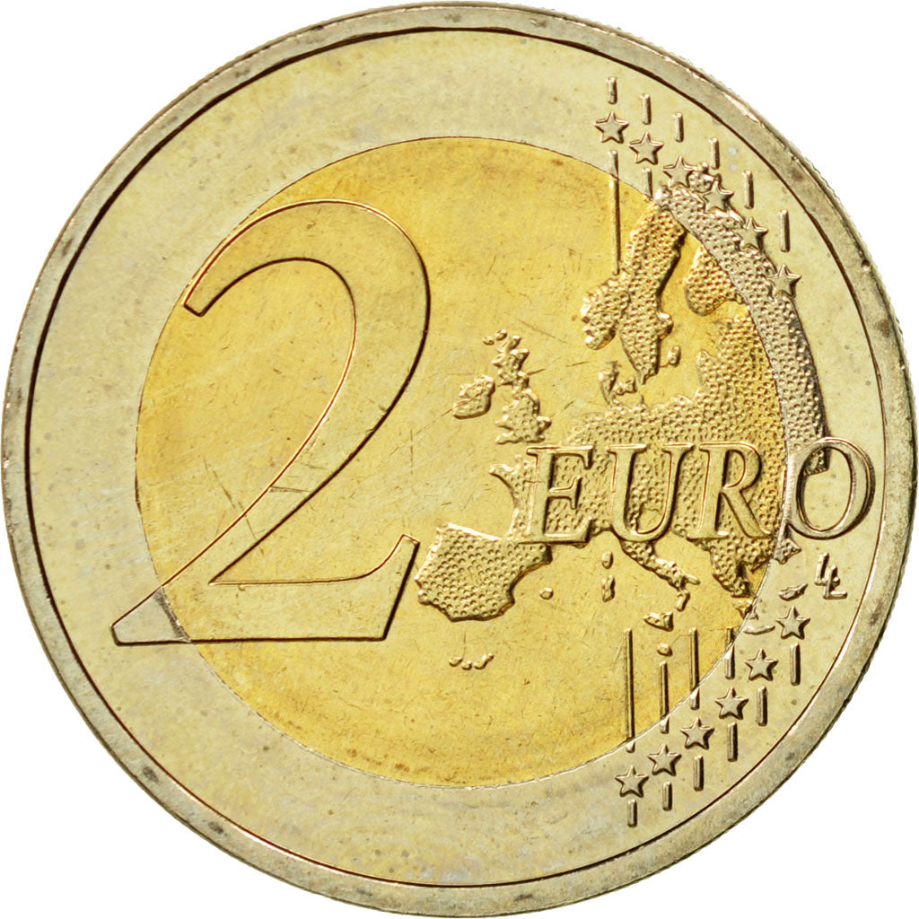Duitsland, 2 Euro, Traité de Rome 50 ans, 2007, UNC-, Bi-Metallic
