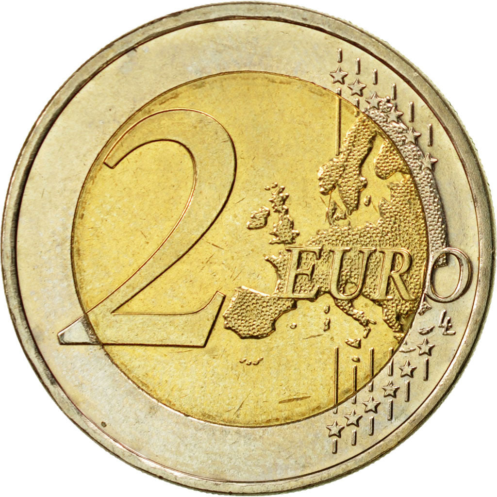 Duitsland, 2 Euro, Traité de Rome 50 ans, 2007, UNC-, Bi-Metallic
