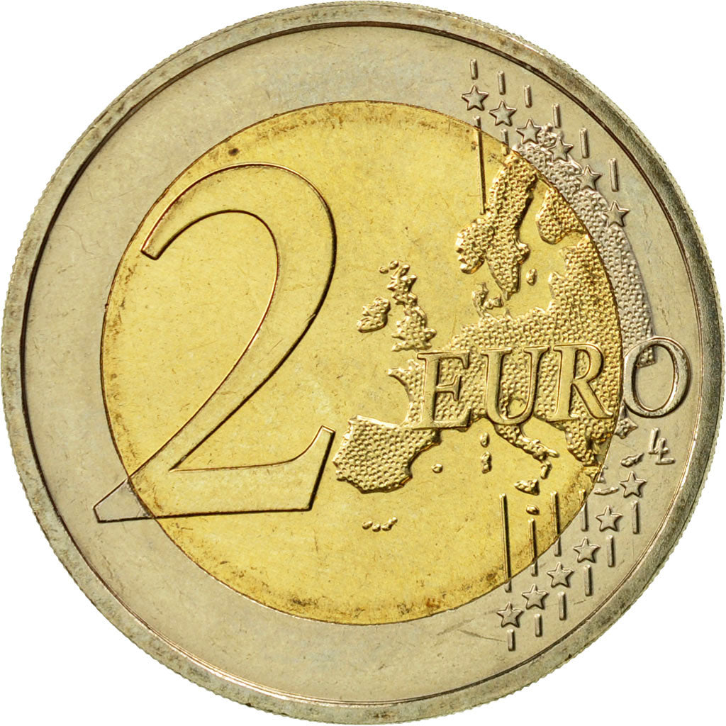GERMANY - FEDERAL REPUBLIC, 2 Euro, 2007, MS(63), Bi-Metallic, KM:260