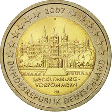 GERMANY - FEDERAL REPUBLIC, 2 Euro, 2007, MS(63), Bi-Metallic, KM:260