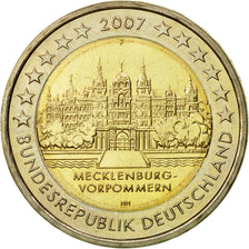GERMANY - FEDERAL REPUBLIC, 2 Euro, 2007, MS(63), Bi-Metallic, KM:260