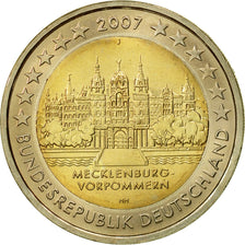 GERMANY - FEDERAL REPUBLIC, 2 Euro, 2007, MS(63), Bi-Metallic, KM:260