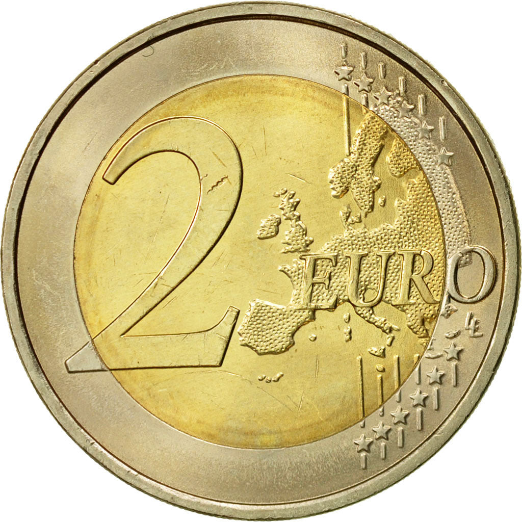 GERMANY - FEDERAL REPUBLIC, 2 Euro, 2007, MS(63), Bi-Metallic, KM:260