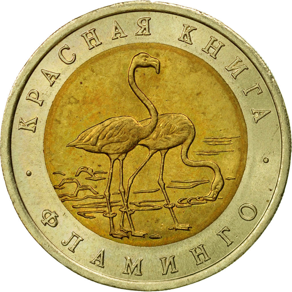 Russia, 50 Roubles, 1994, Saint-Petersburg, BB, Bi-metallico, KM:371
