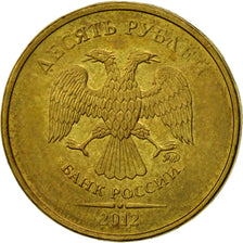 Russia, 10 Roubles, 2012, Saint-Petersburg, EF(40-45), Brass plated steel