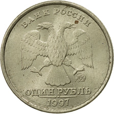 Coin, Russia, Rouble, 1997, Saint-Petersburg, AU(50-53), Copper-Nickel-Zinc