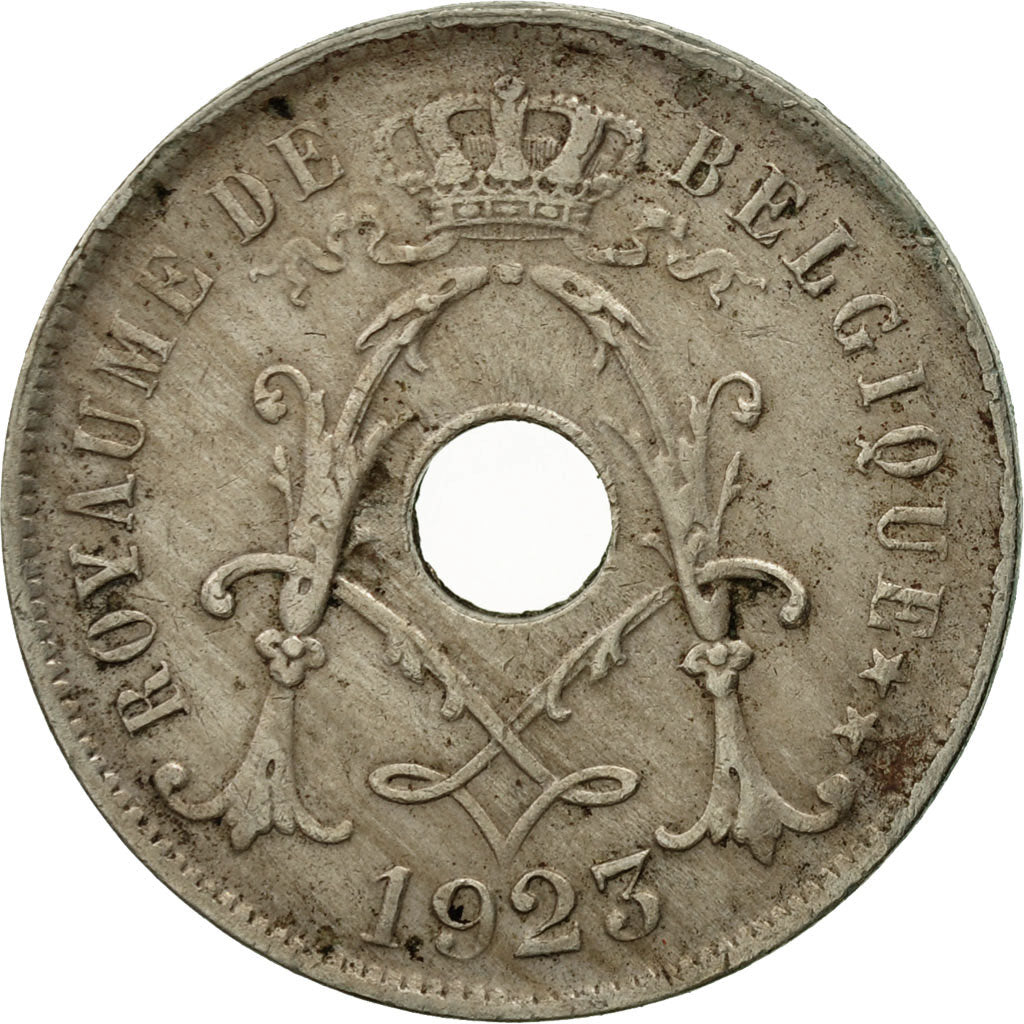 Coin, Belgium, 25 Centimes, 1923, VF(30-35), Copper-nickel, KM:68.1