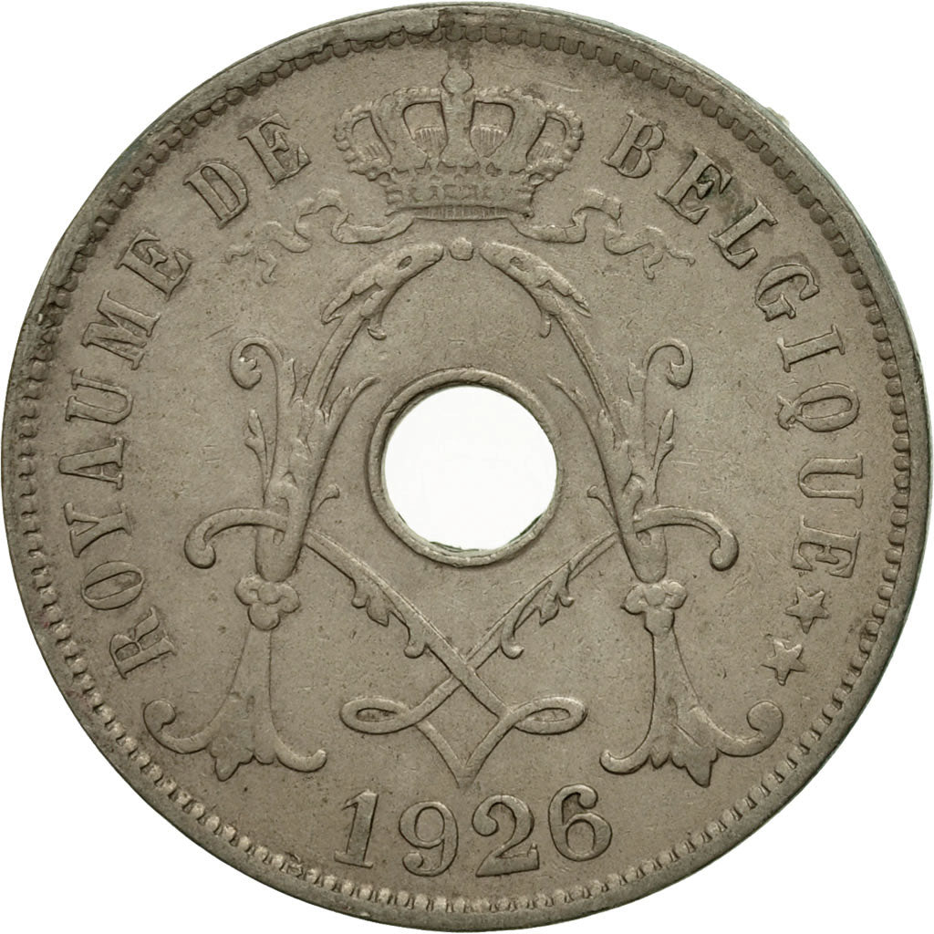 Coin, Belgium, 25 Centimes, 1926, EF(40-45), Copper-nickel, KM:68.1