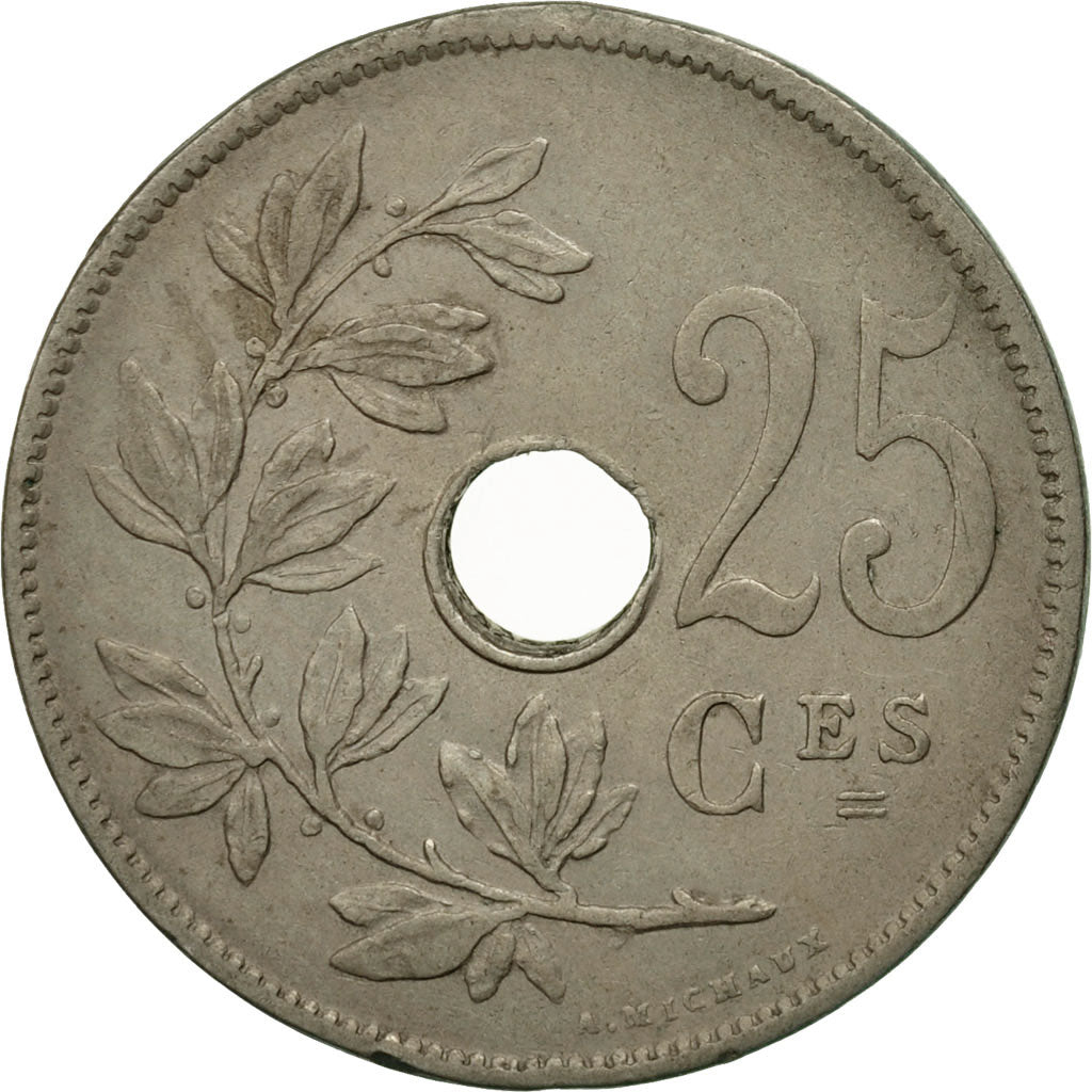 Coin, Belgium, 25 Centimes, 1926, EF(40-45), Copper-nickel, KM:68.1