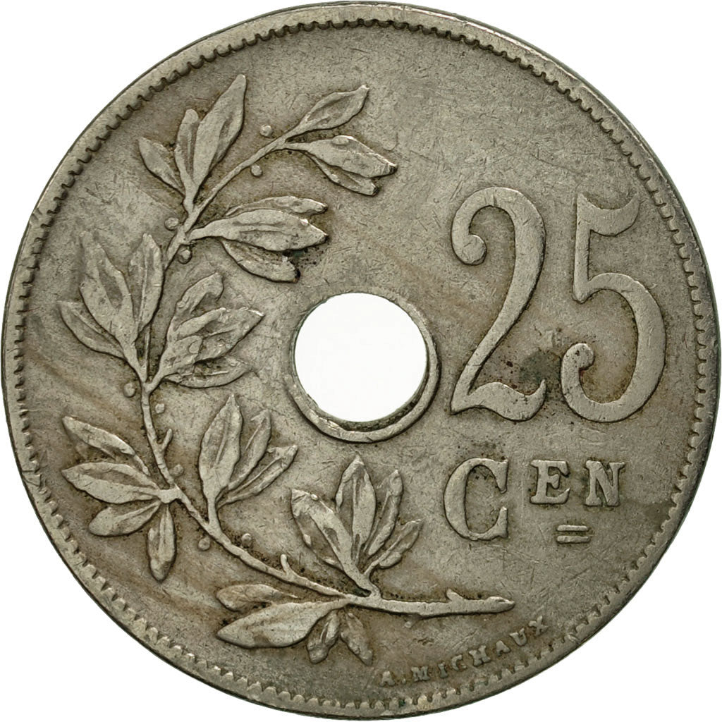 Coin, Belgium, 25 Centimes, 1926, EF(40-45), Copper-nickel, KM:69