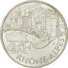 Münze, Frankreich, 10 Euro, Rhone-Alpes, 2011, UNZ, Silber, KM:1751