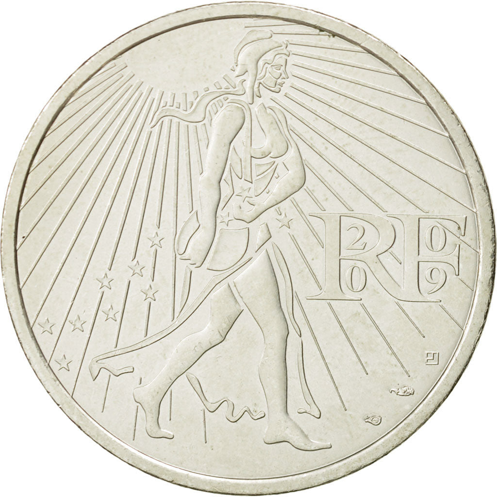 Moneta, Francia, 25 Euro, 2009, SPL, Argento, Gadoury:EU338, KM:1581