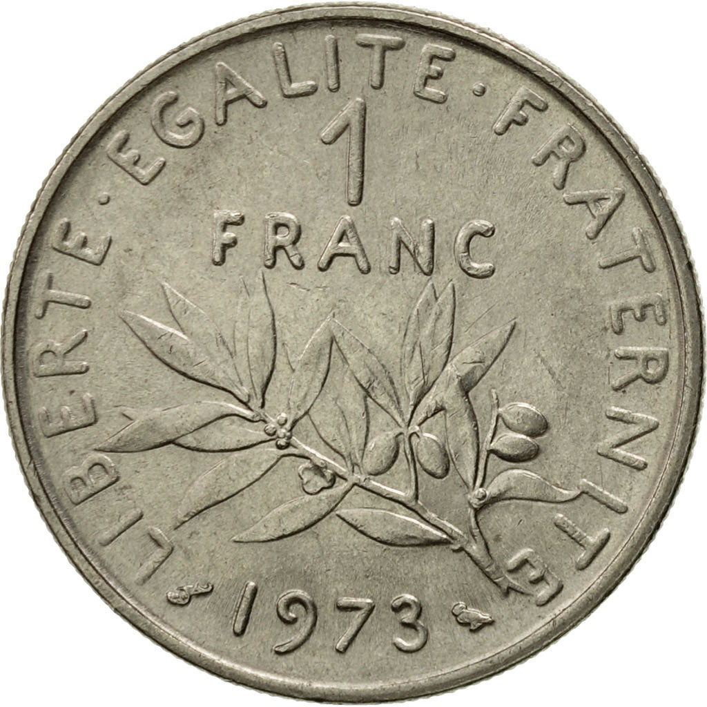 Monnaie, France, Semeuse, Franc, 1973, Paris, SUP, Nickel, KM:925.1, Gadoury:474