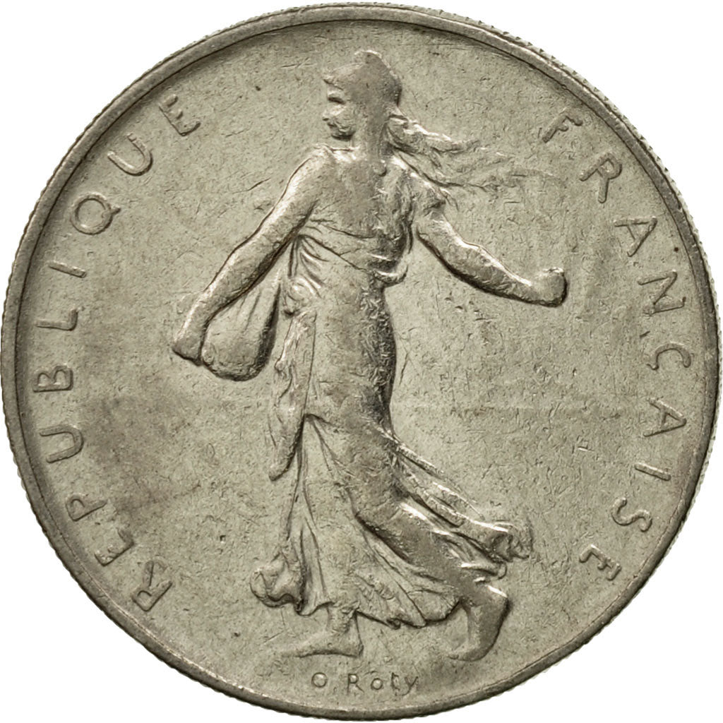 Munten, Frankrijk, Semeuse, Franc, 1965, Paris, ZF+, Nickel, KM:925.1