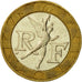 Coin, France, Génie, 10 Francs, 1990, Paris, EF(40-45), Bi-Metallic, KM:964.1