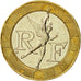 Munten, Frankrijk, Génie, 10 Francs, 1992, Paris, PR, Bi-Metallic, KM:964.1