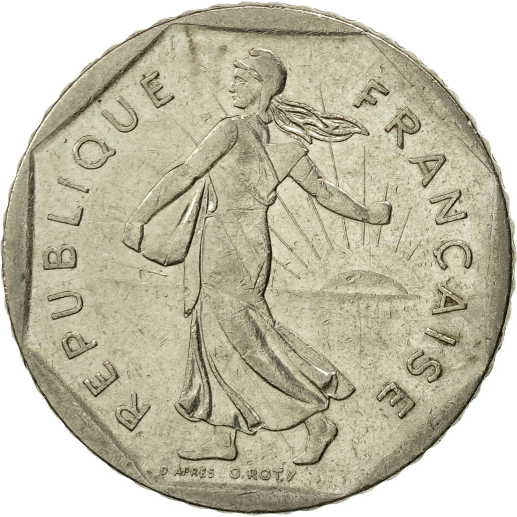 Moneta, Francia, Semeuse, 2 Francs, 1983, Paris, BB+, Nichel, KM:942.1