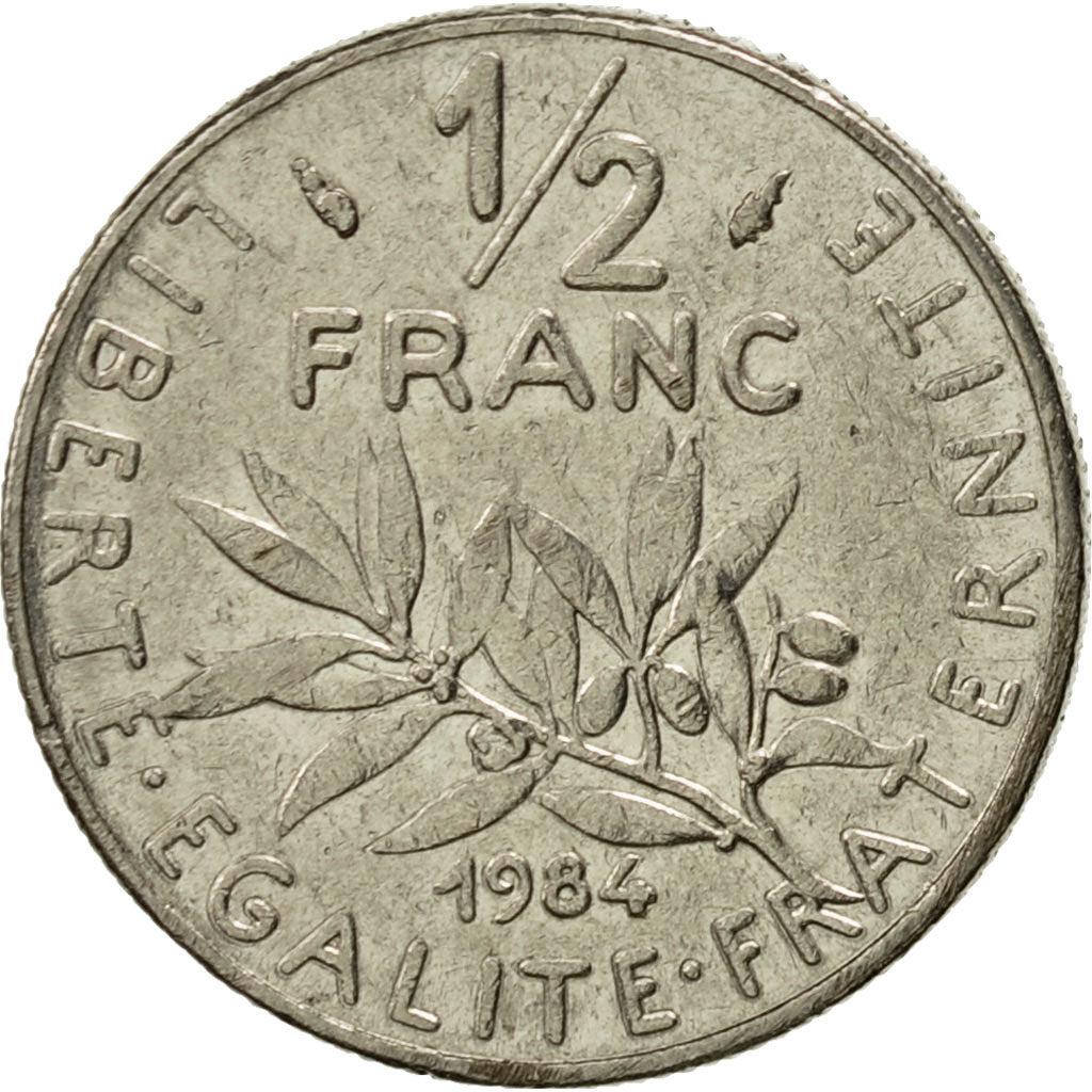 Monnaie, France, Semeuse, 1/2 Franc, 1984, Paris, TTB, Nickel, KM:931.1