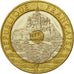 Coin, France, Mont Saint Michel, 20 Francs, 1993, Paris, MS(63), Tri-Metallic