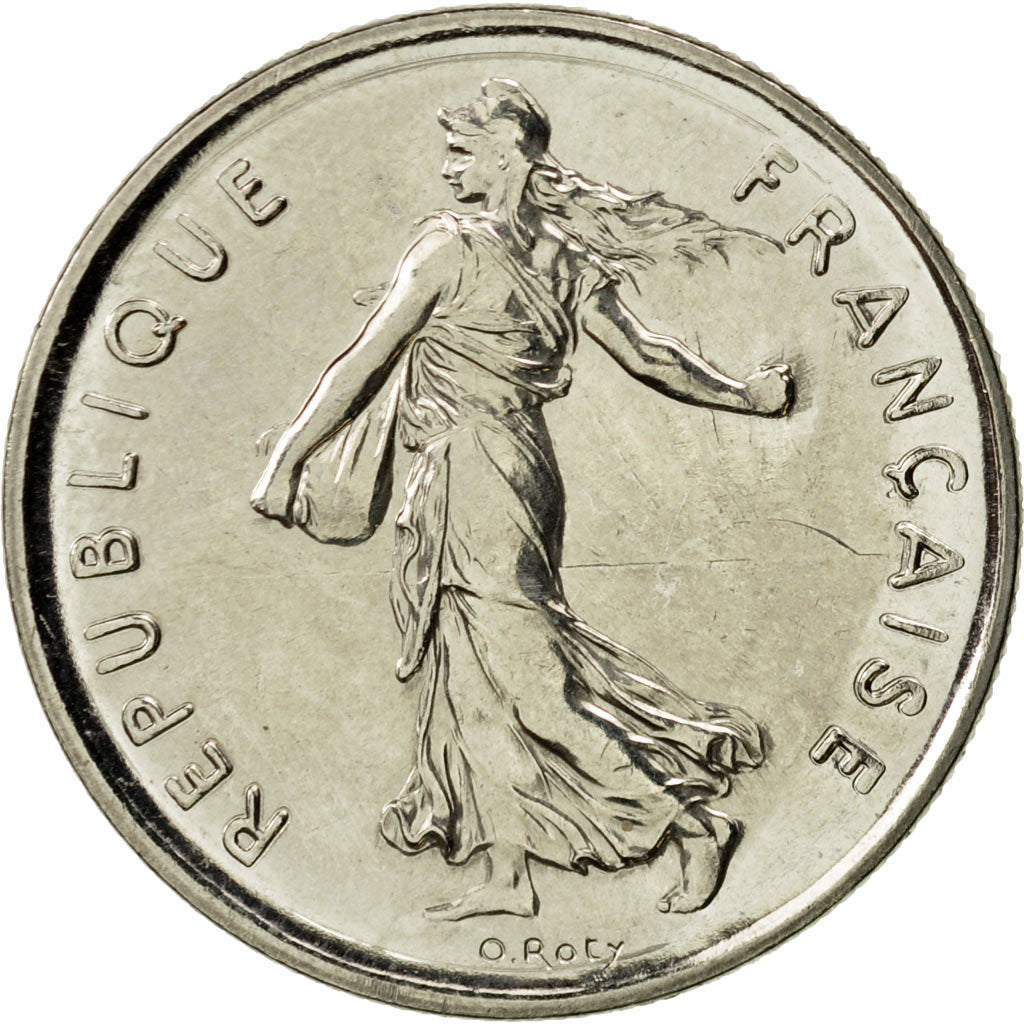 Moneta, Francia, Semeuse, 5 Francs, 1994, Paris, SPL, Nichel placcato